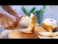 Fantastic way to peel coconut #satisfying #asmr #beautiful #comment