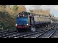 RPSI Santa Train with Steam Loco No.85 'Merlin' Thundering Through Clonsilla 16th December 2023