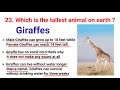 Most interesting gk || Interesting gk questions about animals || Interesting gk part 2