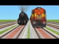 8️⃣ Trainz Crossing On  Bumpy Forked😶‍🌫️Railroad Crossings Tracks | train simulator gameplay