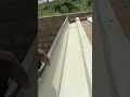 Installing rain gutters when roofing #diy #roofing