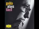 Gulda plays Bach English suite no.2,Bourrée I/II