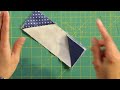 How to make simple nine-patch 'facet' quilt blocks!