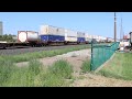 BNSF Railway Engine 6530 Heading East,Intermodal Double Stack  here in the Spokane Valley,WA.