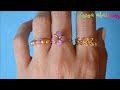 3 ANILLOS DE ALAMBRE fáciles. Ideas hermosas para anillos 276