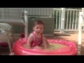 Harper 11 months swimming pool