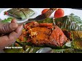 Meen Pollichathu in Banana leaf | Lunch Special | Fish Pollichathu | Salu Kitchen
