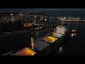 Light and Night Cinematic Drone Video (4k) Gdansk I Światło i Noc Dron 4k Gdańsk Brzeżno , Nowy Port