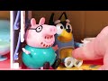 पेप्पा पिग और ब्लूई गो कैम्पिंग! बच्चों के लिए मज़ेदार शैक्षिक वीडियो!