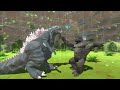 Godzilla vs The Spore Mantis! - Animal Revolt Battle Simulator