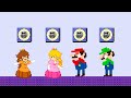 MARIO POWER! When Everything Mario Touches Turn To Fire, Iced and Acid | Game Animation