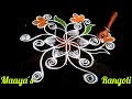 5*3 Simple Easy Rangoli @maayasrangoli9465