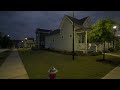 American Neighborhood Walk During Summer Sunset Into Night | Nature Sounds for Sleep and Study