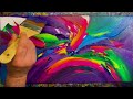 Mesmerizing Colorful Abstract Painting / Acrylic Demo