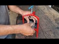 FANTASTIC! welder creates amazing tire gluing machine.