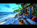 Tropical Beach Atmosphere - Smooth Piano Jazz Music And Calm Ocean Wave Sound For Relax, Work, Study