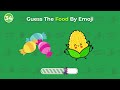 Guess the food by emoji Quiz Challenge  | Witch Quiz