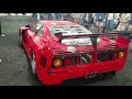 Ferrari F40 LM cold start