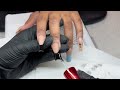 Watch Me Work: Acrylic Fill + Easy to follow Nail Art!