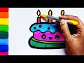 How to Draw Cute Dress👗 | Dress Drawing, Painting and Coloring For Kids and Toddlers | Child Art