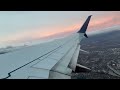 Delta Air Lines Boeing 737-900 BEAUTIFUL SUNRISE Takeoff from San Jose