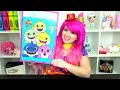 Coloring Baby Shark Family GIANT Pinkfong Coloring Page Crayola Crayons | KiMMi THE CLOWN