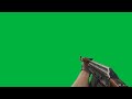 Old cs go ak 47 green screen firing meme template