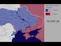Russian Invasion of Ukraine Map Every Day (February 2022-May 2024)