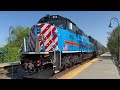 Amtrak & Metra Milwaukee District - North Action @ Glenview / North Glenview (5/6/24)