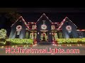 Decorating with red and white Christmas Lights. Professional Christmas Lights in Raleigh NC