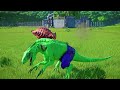 Ultimate Jurassic World Battle: Hulkraptor vs. Iron-man Ankylosaurus & Barman |SuperHero Dinosaurs|