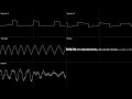 Underground Theme - Super Mario Bros ▶【Oscilloscope View】 (Improved Version)