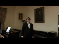 Dante Zuccaro sings Tyndaris by Reynaldo Hahn
