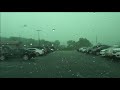 Midwest Derecho Hits Columbia City, Indiana, 6/10/20 (Dashcam View)