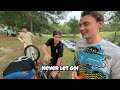 Training to Backflip a Dirt Bike In 24hrs!! (GONE WRONG)