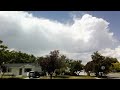 Timelapse (an hour ago) Boiling Anvil Clouds Bursting into the Atmosphere -Today 6/21/24