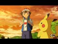 Ash Misty and Brock say goodbye and go to their cities - Eng Dub