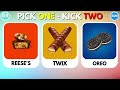 Pick One Kick One - Food Edition 🍔🍟🍧