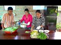 Cooking with Sreypov: Yummy Cambodia noodle cooking with country style