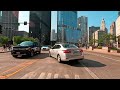 4K Driving in Downtown Chicago - Rush Hour - The Loop - HDR - USA - 2023