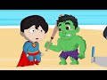 Evolution Of HULK Family & SPIDERMAN VS BOSS CYBORG SUPERMAN : Who Is The King Of Super Heroes?