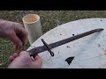 Old Rusty Bayonet Restoration Awesome!!subscribe & like 👍 it's free thank you!!