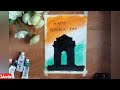 Republic Day painting /easy acrylic tutorial for beginners /poster