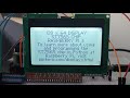 128x64 graphic LCD with ST7565 chip controlled by Raspberry Pi 3