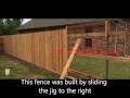 How to build a fence jig