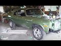 my father in law and I rebuilding his #1973 nova hatchback#383 stroker#500hp sbc