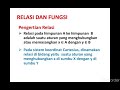 Materi kuliah kalkulus 1 (relasi dan fungsi)