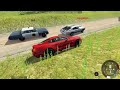 Police Chase Through City Ends in Disaster in BeamNG Drive?! (Full Movie)