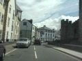 Caernarfon - Driving through the town in 10 mins