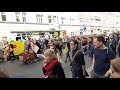 Climate strike in Berlin : bands play to the crowd s